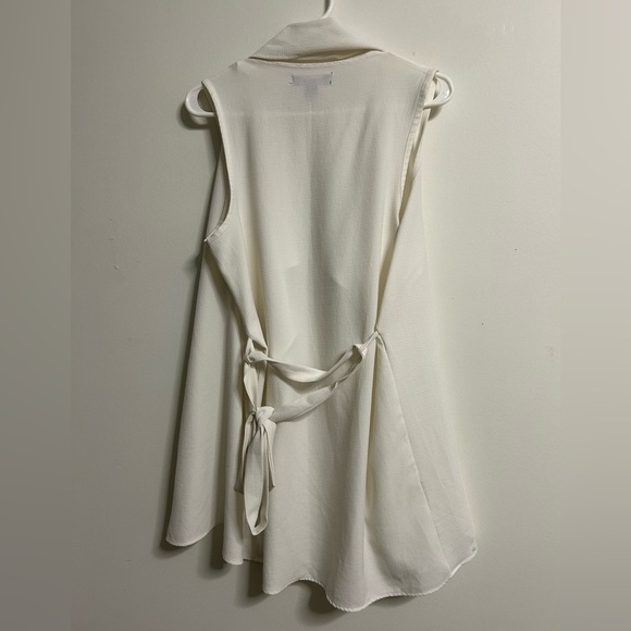 Revamped White  Cardigan - Picture 2 of 3